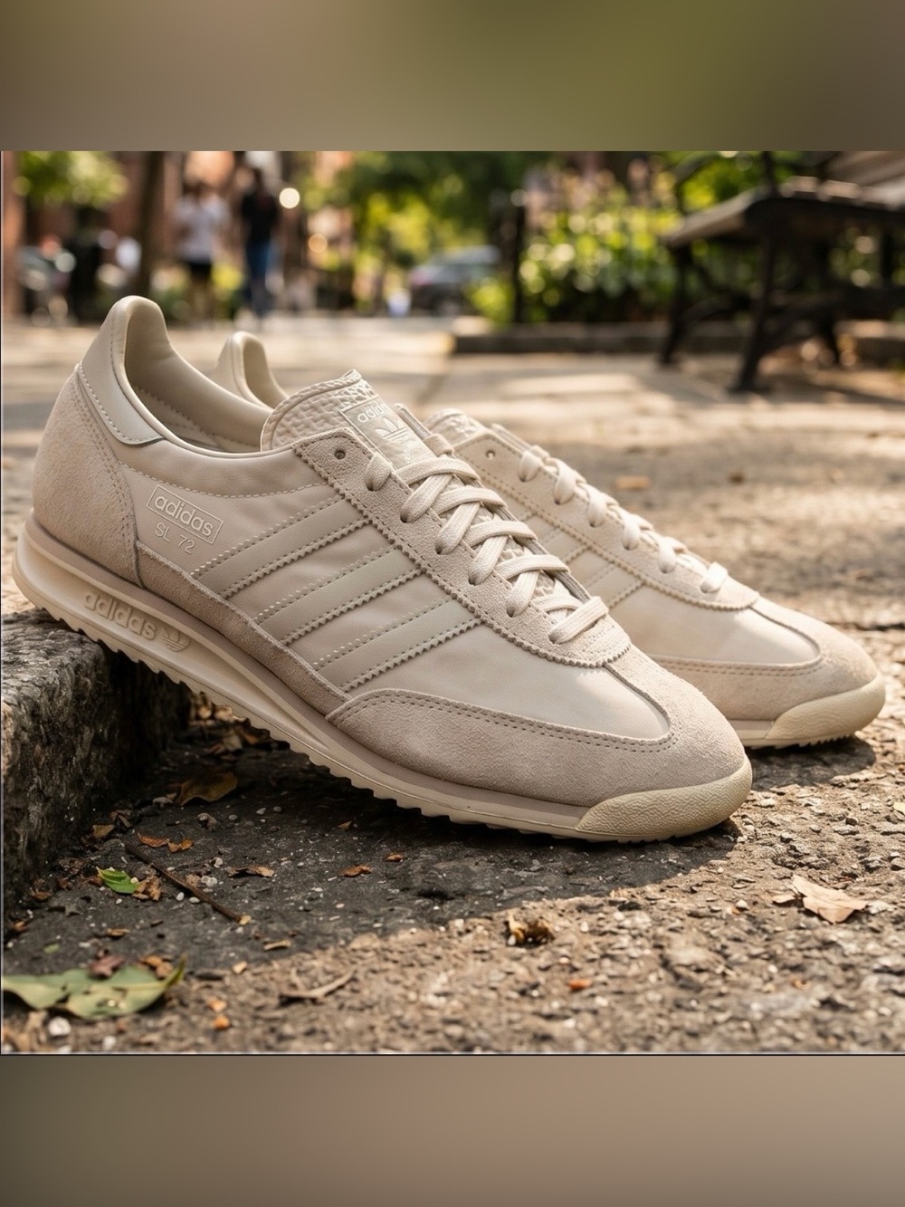 Adidas SL 72 RS Sneakers (IH8020) I Men 9.5 I Retro Running Shoe I Wonder Beige